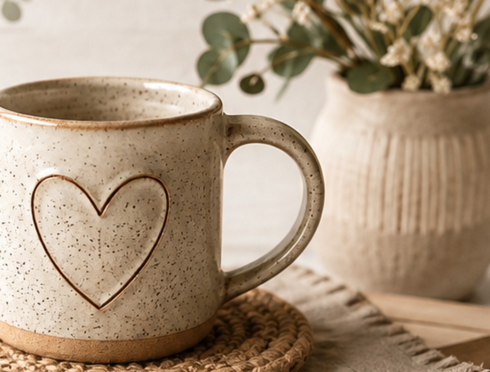 Natural handmade craft styling